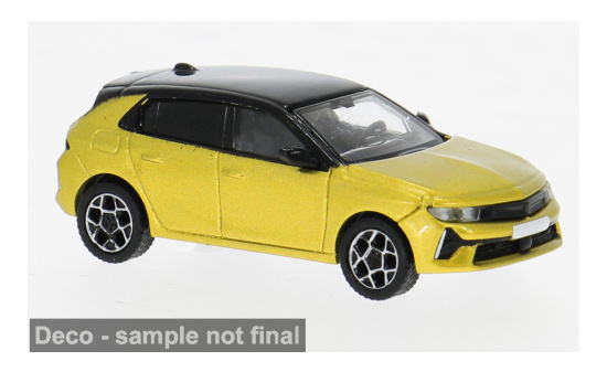 PCX87 PCX870591 Opel Astra L - gelb , schwarz (Metallic) - Vorbestellung 1:87