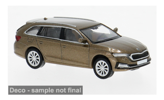 PCX87 PCX870599 Skoda Octavia IV Combi - dunkelbraun - Vorbestellung 1:87