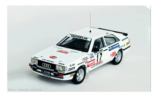 Trofeu TRODSN-302 Audi quattro - Rally Portugal - G.Fischer - T.Zeltner - Vorbestellung 1:43