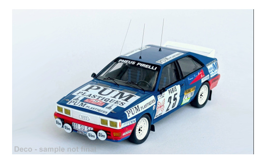 Trofeu TRORR.FR96 Audi quattro - Rally Monte Carlo - P.Bos - J-C.Leuvrey - Vorbestellung 1:43