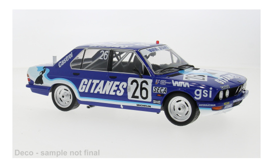 IXO IXO18RMC183A.22 BMW 528i (E28) - 24h Spa - J-P.Jarier - J-L.Trintignant - Vorbestellung 1:18