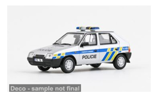 Abrex ABR143ABSX-708XX Skoda Favorit 136L - Policie (CZ) - Vorbestellung 1:43