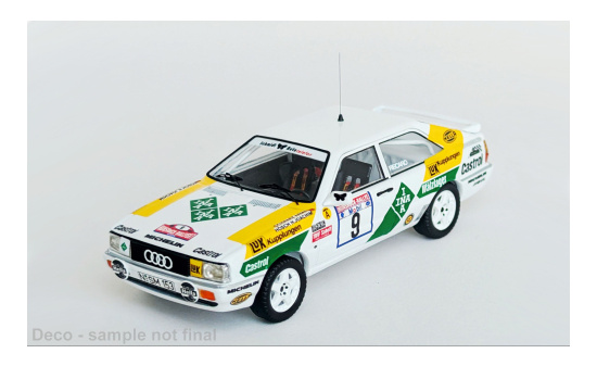 Trofeu TRODSN-305 Audi quattro - Rally Hunsrück - A.Schwarz - H-J.Hösch - Vorbestellung 1:43