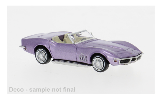 Brekina BRE19995 Chevrolet Corvette C3 - violett (Metallic) - Vorbestellung 1:87