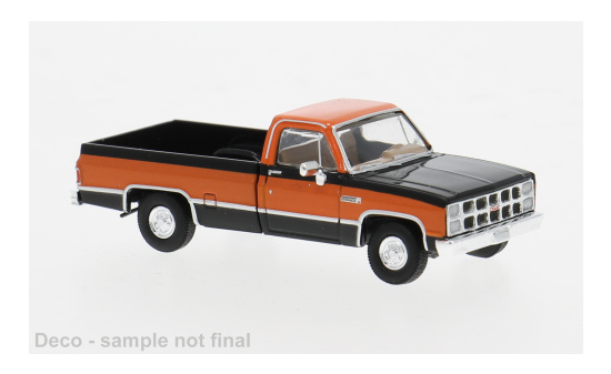 Brekina BRE19662 GMC Sierra Grande - schwarz , orange - Vorbestellung 1:87
