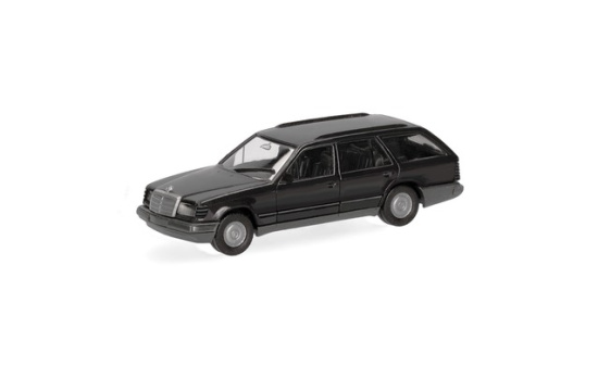 Herpa 029049 Herpa Basic: Mercedes-Benz E-Klasse T-Modell (124), schwarz - Vorbestellung 1:87