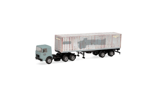 Herpa 320283 Herpa Basic: MAN F8 Container-Sattelzug 