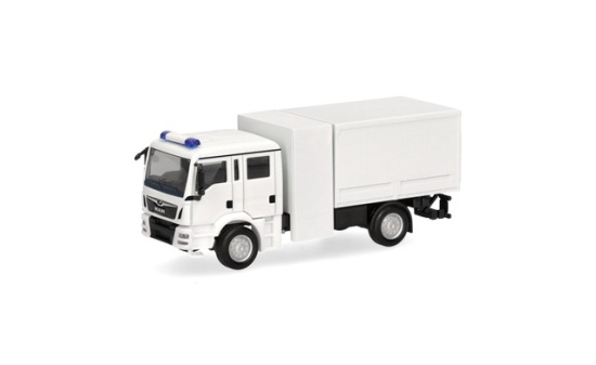 Herpa 014151 Herpa MiniKit: MAN TGM Mehrzweckgerätewagen, weiß (1 Stück) - Vorbestellung 1:87