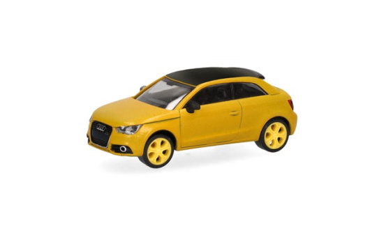 Herpa 024532-002 Audi S1, vegasgelb, Dach schwarz - Vorbestellung 1:87
