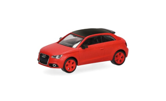 Herpa 034531-002 Audi S1, misanorot perleffekt, Dach schwarz - Vorbestellung 1:87