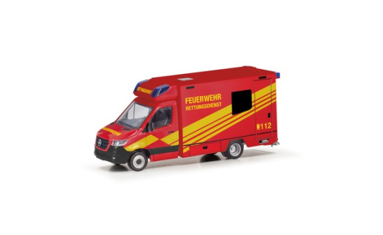 Herpa 098755 Mercedes-Benz Sprinter '18 Fahrtec Rettungswagen 
