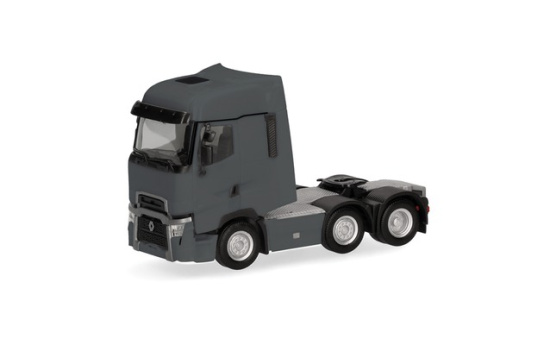 Herpa 315104-004 Renault T Facelift Zugmaschine 3achs (6x2), grau - Vorbestellung 1:87
