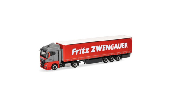 Herpa 319911 MAN TGX GM Gardinenplanen-Sattelzug 
