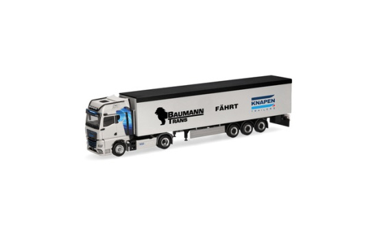 Herpa 320085 MAN TGX GX Schubboden-Sattelzug 