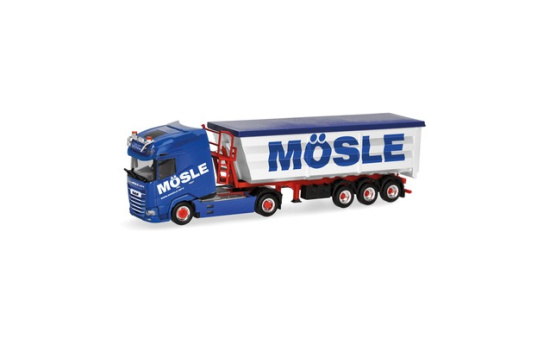 Herpa 320153 DAF XG+ Stahlmulden-Sattelzug 