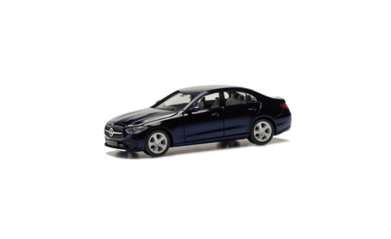 Herpa 421003-003 Mercedes-Benz C-Klasse Limousine, dunkelblau - Vorbestellung 1:87