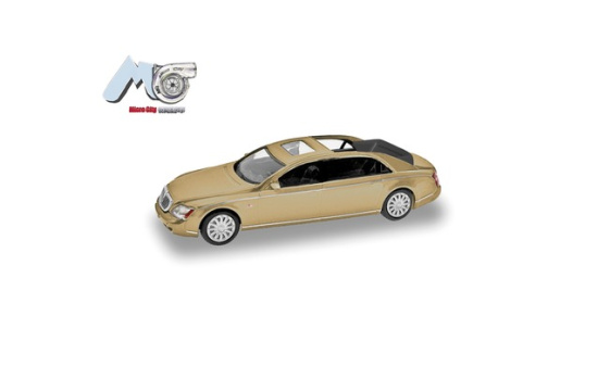Micro City 87MC000024 MicroCity: Maybach 62S, gold (2002-2013) - Vorbestellung 1:87