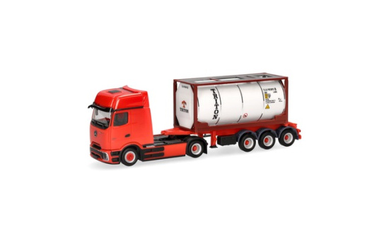 Herpa 960137 Mercedes-Benz eActros ProCabin Gigaspace Container-Sattelzug TRITON - Vorbestellung 1:87