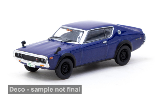 Tarmac TARJC64-010-BL Nissan Skyline 2000 GT-R (KPGC110) - blau - Vorbestellung 1:64