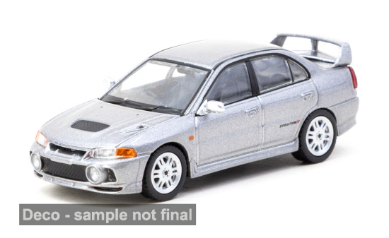 Tarmac TART64G-076-SL Mitsubishi Lancer GSR Evolution IV - silber - Vorbestellung 1:64