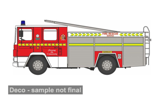 Oxford OXF76DN007 Dennis RS - rot - South Yorkshire Fire & Rescue Service - Vorbestellung 1:76