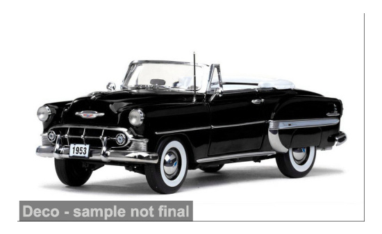 Sun Star SUN1626 Chevrolet Bel Air OpenConvertible - schwarz - Vorbestellung 1:18