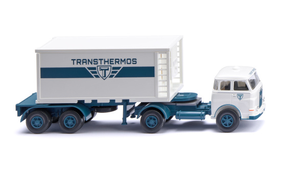 Wiking 052605 Containersattelzug 20' (MAN Pausbacke) 