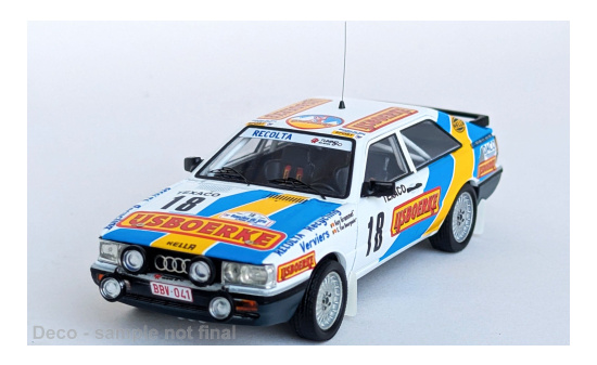 Trofeu TRODSN-323 Audi Quattro Coupe - Boucles de Spa - G.Grammet - P.Verheyden - Vorbestellung 1:43