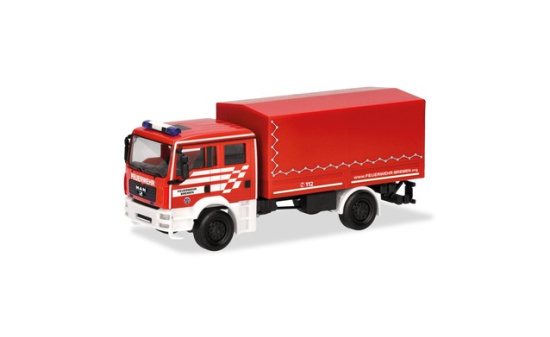 Herpa 098847 MAN TGA M Mehrzweckgerätewagen (MzGW) Dekon 