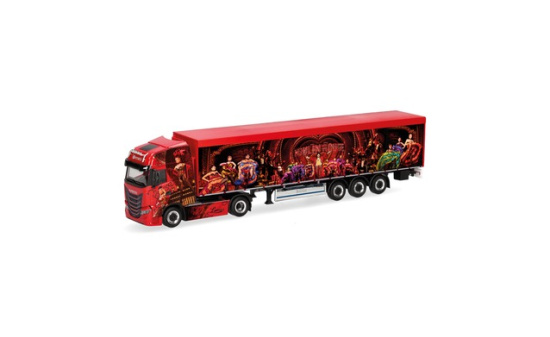 Herpa 320306 Iveco S-Way Schubboden-Sattelzug 