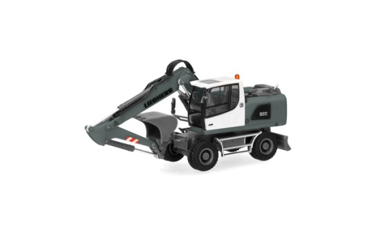 Herpa 320405 Liebherr Mobilbagger A920 Litronic, grau/gelb - Vorbestellung 1:87