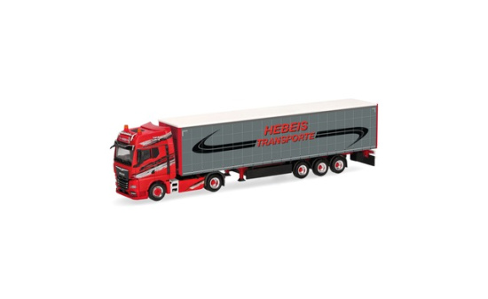 Herpa 320498 MAN TGX GX Gardinenplanen-Sattelzug 