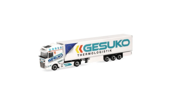 Herpa 320641 DAF XG Kühlkoffer-Sattelzug 