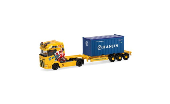 Herpa 320672 DAF XG+ Container-Sattelzug 