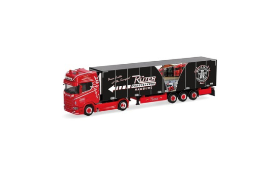 Herpa 320689 Scania CS 20 HD Kühlkoffer-Sattelzug 