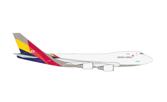 Herpa 538848 Asiana Cargo Boeing 747-400F HL7616 - Vorbestellung 1:500
