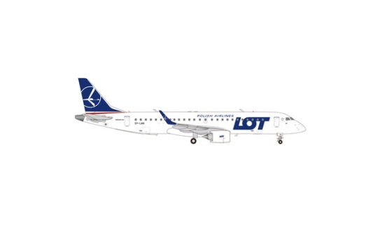 Herpa 573818 LOT Polish Airlines Embraer E190 - Vorbestellung 1:200