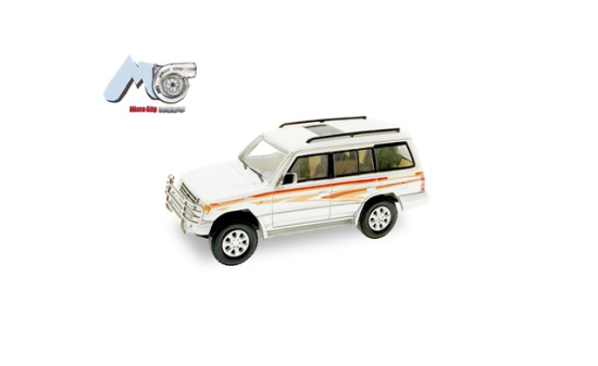 Micro City 87MC000043 MicroCity: Mitsubishi Pajero, weiß - Vorbestellung 1:87
