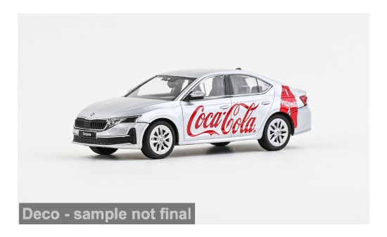 Abrex ABR143FA-048F02 Skoda Octavia IV FL - silber - Coca Cola 1:43