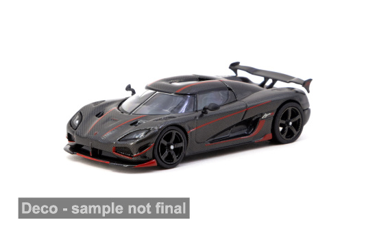 Tarmac TART64G-TL005-BCF Koenigsegg Agera RS - carbon , rot - Vorbestellung 1:64