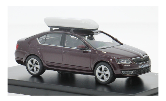 Abrex ABR143AU-026JB Skoda Octavia IV FL - braun (Metallic) 1:43