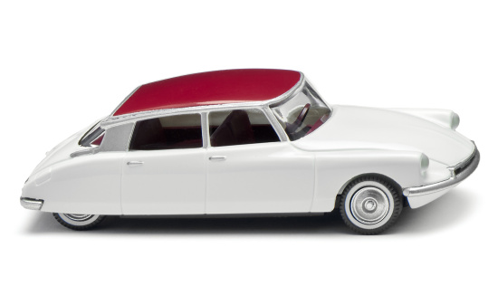 Wiking 080713 Citroën ID 19 - weiß/rubinrot 1:87