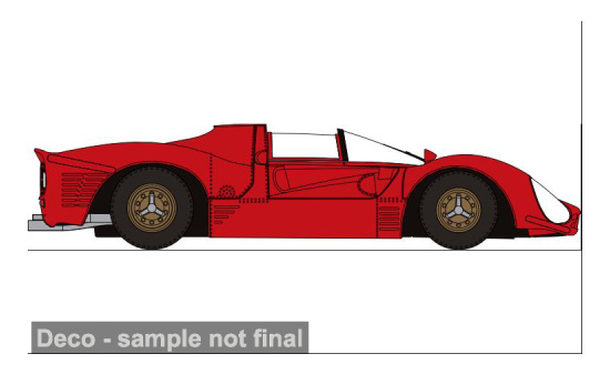 Brekina BRE22901 Ferrari 330 P3 Spyder - rot - Vorbestellung 1:87