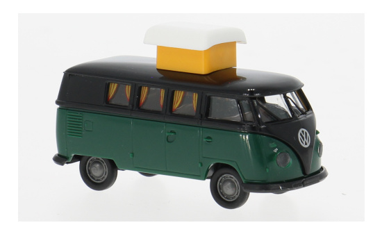 Brekina BRE31634 VW T1b Camper - schwarz , dunkelgrau 1:87