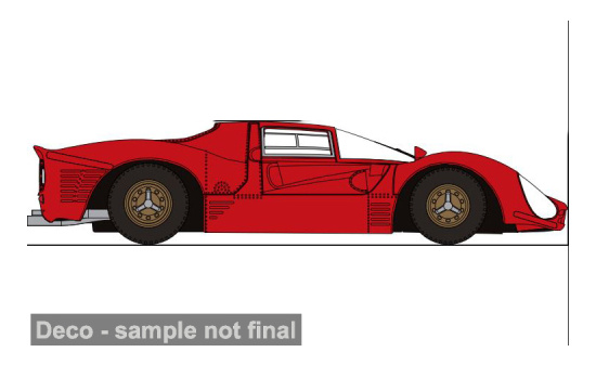 Brekina BRE22900 Ferrari 330 P3 Berlinetta - rot - Vorbestellung 1:87