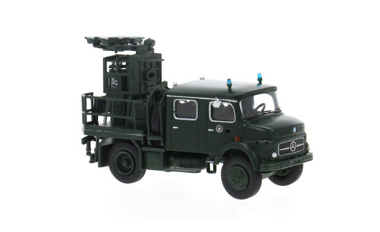 Brekina BRE47192 Mercedes LA 911 Lichtmastwagen - Polizei Hamburg 1:87