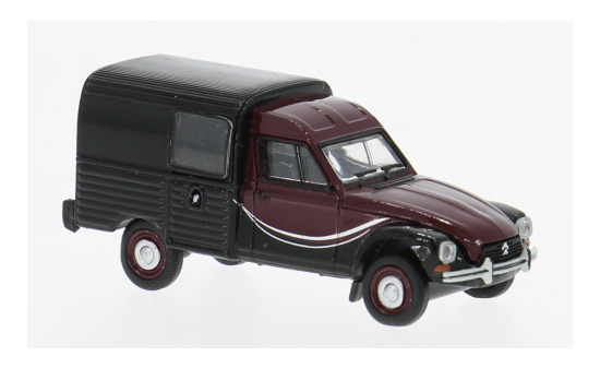 Brekina BRE14292 Citroen Acadiane - dunkelrot , schwarz 1:87
