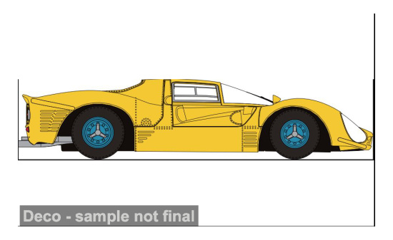 Brekina BRE22902 Ferrari 330 P3 Berlinetta - gelb 1:87