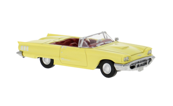 Brekina BRE18206 Ford Thunderbird Cabriolet - hellgelb - Vorbestellung 1:87