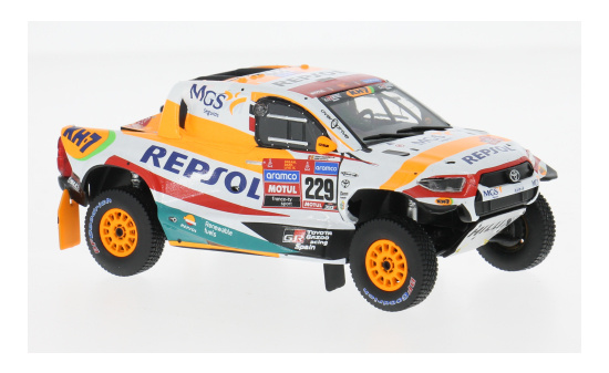 IXO IXORAM988.22 Toyota GR DKR Hilux Evo T1+ - Rally Dakar - I.E.Pujol - J.Valcarcel - Vorbestellung 1:43
